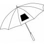 Parasol typu golf RAINDROPS, czarny